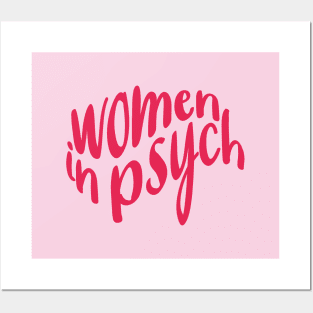 Women in Psych, Psychology Posters and Art